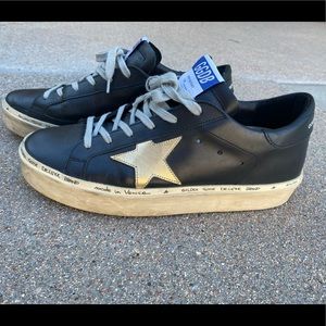Golden Goose Deluxe Brand black&gold High Star 39